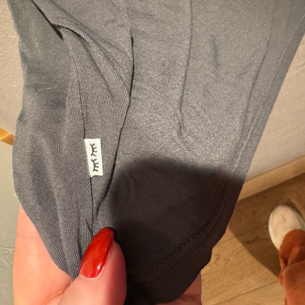 Little Sleepies Dark Gray Women's Short Sleeve Tee - Picture 4 of 5